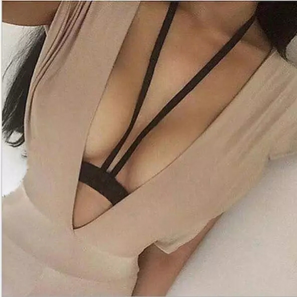 Black bra harness
